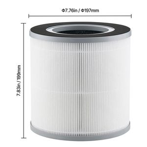 Filtro di Ricambio Compatto e Leggero per Purificatore d'Aria H13 HEPA, Pre-Filtro 3 in 1 in PP per Facile Purificazione - Product Image 2
