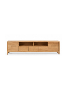 Modern Scandinavian Solid Wood Living Room <b>Cabinet</b> <b>with</b> 1 <b>Drawer</b> and 2 Shelves Storage Unit for Home Furniture - Product Image 1