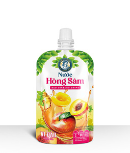 เครื่องดื่มโสมแดงขายดี 150 มล. น้ำผลไม้และผัก รสพีช - Product Image 5