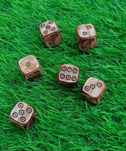 Juego de Dados Cuadrados Hechos a Mano y Ecológicos, Personalizados, de Cuerno de Búfalo D4-D20, Juego de Mesa FAIZA CRAFT FC-3281 - Product Image 6