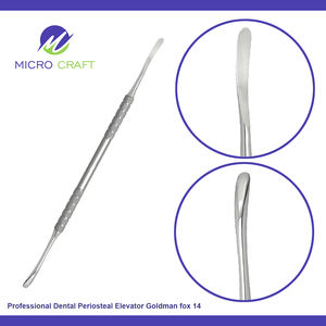 Elevador Perióstico Dental Profesional Goldman Fox 14 de Acero Inoxidable de Alta Calidad, Fabricante de Instrumentos Personalizados, Sialkot Pak - Product Image 3