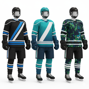 Uniforme de Hockey sobre Hielo Ligero de Invierno Serie Pro 2026 al por Mayor |   Calcetines de Jersey Personalizados con Transferencia Térmica |   Proveedor OEM/ODM 100% - Product Image 3