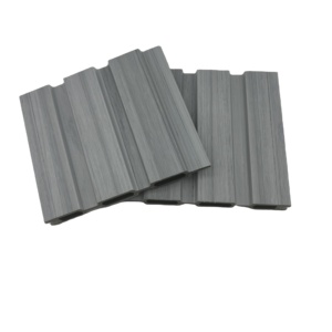 Caldo-vendita cortile decorativo WPC giardino recinzione esterna di legno di plastica recinzione composita per esterni - Product Image 2