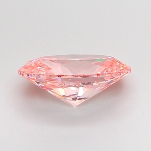 Diamante Cultivado en Laboratorio de 2 Quilates, Corte Oval Brillante, Color Rosa Intenso VS1, con Certificado IGI, Personalizado, Color D-F, Claridad VVS-VS - Product Image 4