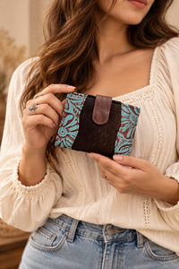 Elegante Cartera Pequeña de Cuero Vacuno para Mujer, Diseño Novedoso, Estilo Western, Gran Venta, para Grabar - Product Image 2