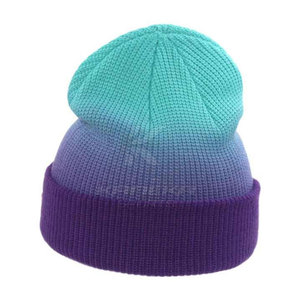 High Quality <b>Acrylic</b> Beanie Hat Cold Weather Winter Protection Soft Knitted Fashion Style Unisex Adjustable - Product Image 3