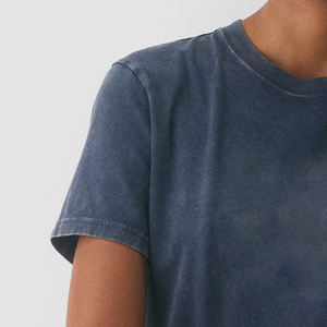 Vêtements décontractés pour l'été, col rond, avec logo personnalisé, service de conception OEM, prix bas, t-shirts pour femmes à manches courtes - Product Image 3