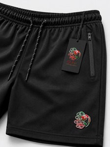 Shorts de sport pour hommes, couleur unie, séchage rapide, respirants, taille élastique, pour l'entraînement et la course estivale, best-seller, OEM, différentes tailles - Product Image 6
