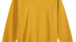 เสื้อสเวตเชิ้ตคอกลมผู้ชาย สีพื้น ผ้าถัก ทรงปกติ สวมใส่สบายๆ สำหรับฤดูใบไม้ร่วง แขนยาว สีเหลือง - Product Image 5