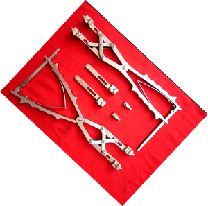 Ensemble de compresseurs et de détresseurs de tiges parallèles manuels pour la colonne vertébrale Ruya, 2 pièces, instruments chirurgicaux orthopédiques en acier inoxydable allemand - Product Image 4