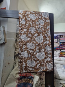 Cubrecamas Boho, Manta Decorativa para Cama, Colcha de Algodón Kantha, Ecológica, Hecha a Mano, Reversible, Lavable, para Todas las Estaciones - Product Image 2