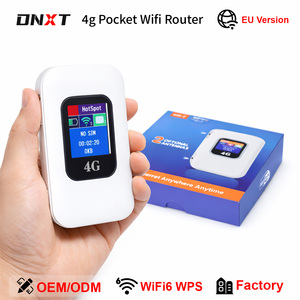 Router Wifi Portátil DNXT 4G, Wifi6, Mifi de Bolsillo, WPS, Pantalla LCD, Router 4G con SIM, 300mbps, Dispositivo Wifi de Bolsillo 4G, Stock de Fábrica - Product Image 1