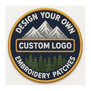 Custom Embroidered Patches Heat Transfer Iron On Animal Graphic Tactical <b>Skull</b> Badge Cloth Applique For Backpacks - Product Image 2