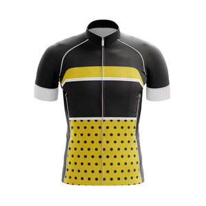 Tenues de cyclisme réversibles 100 % polyester, anti-bactériennes, respirantes, coupe-vent et écologiques, avec protection UV, pour les cyclistes professionnels - Product Image 3