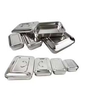 Caja de Instrumentos Quirúrgicos de Acero Inoxidable, Organizador de Herramientas con Certificación CE para un Almacenamiento Seguro y Duradero, para Profesionales Médicos y Quirúrgicos - Product Image 1