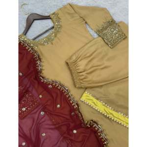 ลิซ่า มิชา ชุดส่าหรีสีดำ ไซส์ฟรี - Product Image 4