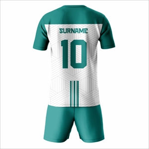 Latest Custom Football Uniform Soccer Jersey Shorts Set Sublimation Sportswear Factory Direct Wholesale Supplier - Product Image 3