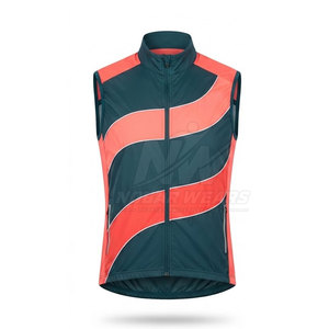 Gilet de cyclisme léger coupe-vent personnalisé, respirant, haute performance, vêtement de sport résistant au vent pour événements de course en plein air - Product Image 2