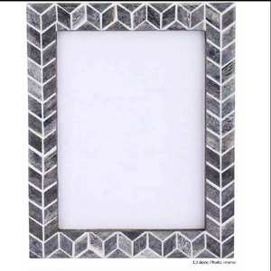Bone Inlay UV Printed Handmade Floral Pattern Vertical Rectangle Wood Tabletop Photo Frame <b>Set</b> Luxury Home Decor Gift - Product Image 4