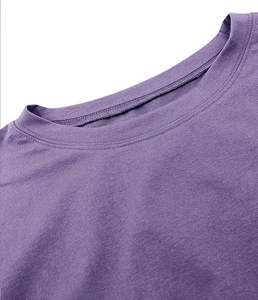 T-shirt en toile surdimensionné pour homme, coupe régulière, respirant, anti-plis, séchage rapide, grammage lourd, personnalisable pour streetwear - Product Image 5