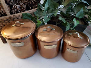 ภาชนะเก็บอาหารสแตนเลสทรงกลมทันสมัยพร้อมฝาชุบทองแดงเหมาะสำหรับห้องครัวและรับประทานอาหาร - Product Image 2