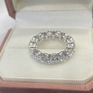 <b>Top</b> Selling Luxury Moissanite Diamond Ring for Women in Sterling <b>Silver</b> Wedding Engagement Jewelry Gift For Sale - Product Image 3