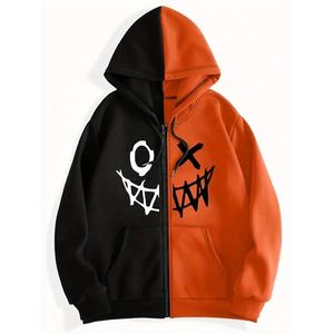 Ventes en gros de sweats à capuche surdimensionnés de haute qualité, à fermeture éclair, épaules tombantes, en polaire lourde pour un séchage rapide, unisexe, pour l'hiver - Product Image 4