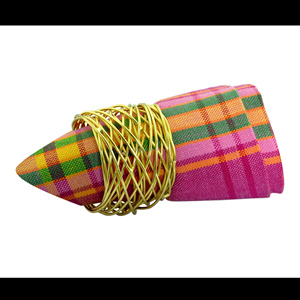 แหวนผ้าเช็ดปากลวดโลหะทรงกลมสำหรับโต๊ะปาร์ตี้ชิ้นกลางตกแต่งบ้านไม่เหมือนใครทำจากไม้และกระดาษพร้อมวัสดุเหล็ก - Product Image 4