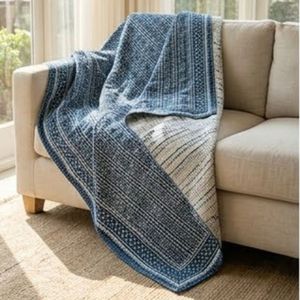 Hand Block Printed Indian Cotton Sanganer Kantha Queen Size Throws Large Width Handmade <b>Quilt</b> Traditional Homes <b>Bedding</b> Decor - Product Image 3