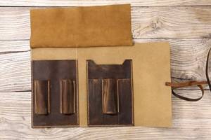Étui à ciseaux de barbier en cuir robuste, anti-odeur, confortable, organiseur de ciseaux pour coiffeur, ceinture réglable, étui à outils - Product Image 2