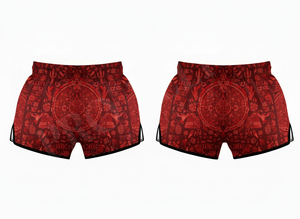 Shorts de boxe personnalisés avec motif imprimé par sublimation, pour entraînement de combat, arts martiaux, Muay Thai, pour hommes, respirants, grande taille - Product Image 2