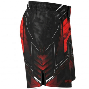 Custom Design MMA Fight <b>Shorts</b> Muay Thai Boxing <b>Shorts</b> 100% Cotton Front Logo <b>Waterproof</b> Breathable Elastic Waist Men & Women - Product Image 5