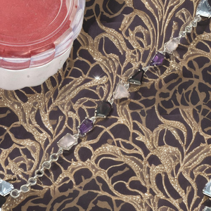 Pulseras de plata de ley con cuentas de amatista natural y piedras de luna naturales de la India para mujer, venta al por mayor de joyería fina. - Product Image 1