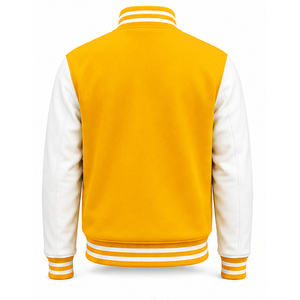 Fabricant professionnel de vestes varsity sur mesure, prix de gros abordable, couleur unie, vêtements d'hiver pour hommes, vestes varsity pour hommes - Product Image 3