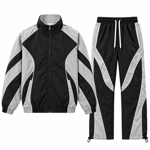 Conjunto de cortavientos con MOQ bajo, tallas S, M, L, XL, chaqueta cortavientos para hombre, para tiendas de ropa en línea - Product Image 4
