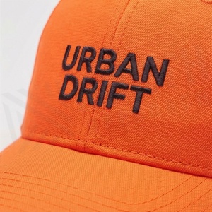 หมวกเบสบอล Urban Drift สีส้ม 6 แผง ปักโลโก้ ทรงฟิต ใส่ได้ทั้งชายหญิง สไตล์สตรีท - Product Image 4