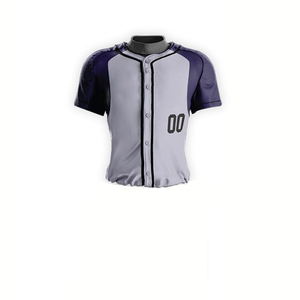Camiseta de Béisbol para Hombre y Mujer, Lisa, con Botones, Uniforme Deportivo Personalizable, Transpirable, 100% Poliéster - Product Image 6