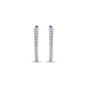 Diamond <b>Fine</b> <b>Hoop</b> Earrings Elegant <b>Hoop</b> <b>Earings</b> - Product Image 5
