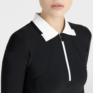 High Quality 4way Stretch Horse Riding Equestrian Shirt Top Base Layer Competition Show Shirt <b>Polo</b> Soft Feel Technical Fabric - Product Image 4