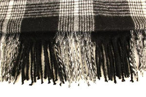 Chal de Punto Personalizado de Moda para Mujer, Bufanda Larga de Lana Merino con Diseño de Pata de Gallo para Primavera - Product Image 4