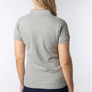 Chemises polo pour femmes avec logo personnalisé imprimé, faible MOQ, chemises polo pour femmes tendance, coupe ajustée, t-shirts polo pour femmes à manches courtes - Product Image 3