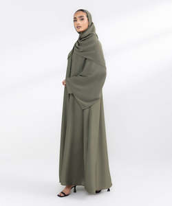 High Quality Islamic Clothing Muslim Dress Custom Fabric <b>Women</b> <b>Abaya</b> Islamic Plus Size Muslim Dresses Abayas for Ladies - Product Image 2