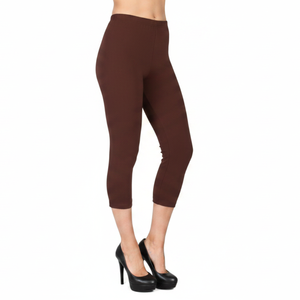 Women's Color Full Length Extra Long Leggings Cotton/Bamboo Fiber Knitted Quick Dry Breathable High Waisted Tight <b>Running</b> - Product Image 6