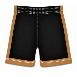Tan Brown Football Jersey <b>Shorts</b> Set Breathable Athletic Team Uniform Training Wear Performance Sports Apparel Clothing - Product Image 6