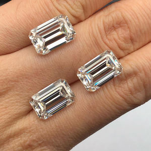 Lab Grown Diamond DEF Color VVS VS Clarity CVD Loose Diamond <b>Step</b> Cut Rectangle Stone Wholesale price IGI Certified Emerald cut - Product Image 5