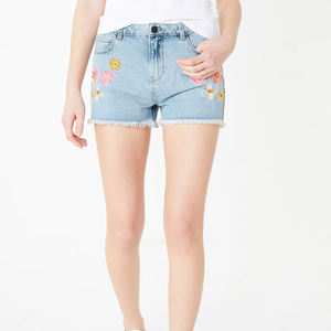 Shorts de Mezclilla de Diseño Único para Mujer, Cintura Alta, Seis Bolsillos, Calidad Premium, Ropa Casual de Verano, Personalizables - Product Image 6