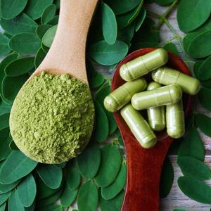 Capsules d'extrait de feuilles de Moringa Oleifera, complément alimentaire à base de plantes, extrait naturel de plante verte, qualité alimentaire - Product Image 4
