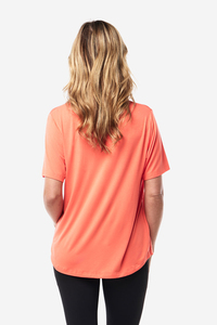 Camiseta de Algodón 100% Lisa para Mujer, Cuello Redondo, Corte Regular, Informal - Product Image 3