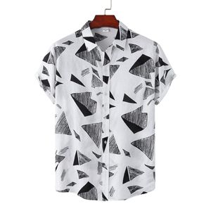 เสื้อเชิ้ตแขนสั้นพิมพ์ลายดอกไม้สำหรับผู้ชาย ระบายอากาศได้ดี สไตล์ลำลอง ธีมสยองขวัญฮาโลวีน ติดกระดุม ผ้าฝ้ายออร์แกนิค - Product Image 4