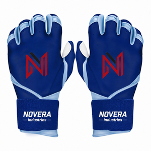 High Quality Customized Short Cuff Baseball Softball Batting Gloves Sheepskin Lightweight Breathable Design <b>Hook</b> Loop Closure - Product Image 1
